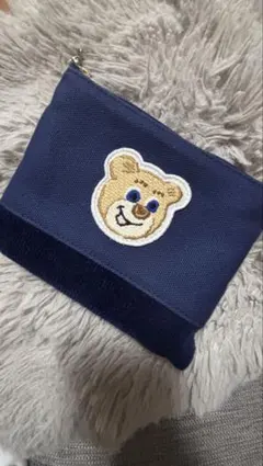 フェイラーオールドテディ　ネイビーポーチのサムネイル