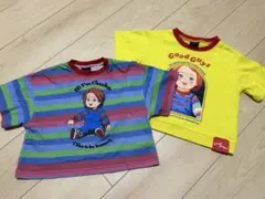 チャッキーTシャツ　2枚セット　110 100 しまむらのサムネイル