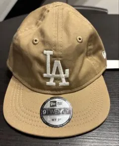 LAドジャース　子供用　キャップ　帽子　ベージュ サイズ　FREE