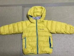モンベル　ダウン　キッズ　100cm イエロー