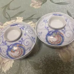 深川製磁 富士鳳凰龍 菓子皿 鉢 箱付き 染付龍鳳凰文皿 | 辻精磁社 つじのくら