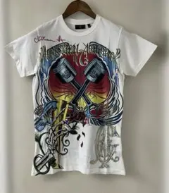 Christian Audigier グラフィックTシャツ Sサイズ