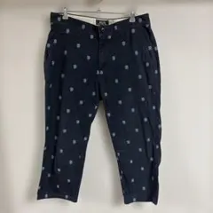 BEAMS エンブレム柄 ショートパンツ ネイビー Mのサムネイル