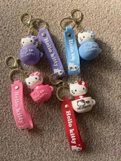 新品 ハローキティ キーホルダー 4点セット
