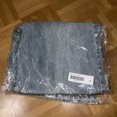 GRL ILLIT アイリット BEB ストレートワイドデニムパンツ ブルー