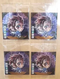 鬼滅の刃 ディフォルメシール ウエハース 6　竈門炭治郎　4枚セット