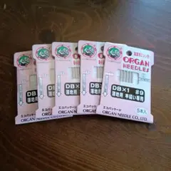 ORGAN NEEDLES DB×1 #9 針 5本入り5袋（25本）