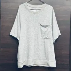 SISE グレー ポケット付き Tシャツ