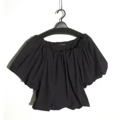 styling/ オフショルダーパフブラウス 定価29,700円 ブラックのサムネイル