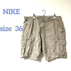 美品 NIKE the athletic deptカーゴパンツ ベージュ【36】