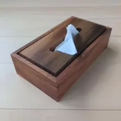 ティッシュボックス　ティッシュケース　木製　神代欅(ジンダイケヤキ)