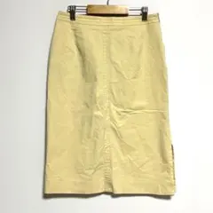 COMME CA DU MODE タイトスカート ひざ丈 ベージュ　Lのサムネイル