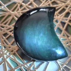 天然石✨レインボーオブシディアン✨月