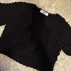 DHOL 黒 クロップドトップスのサムネイル