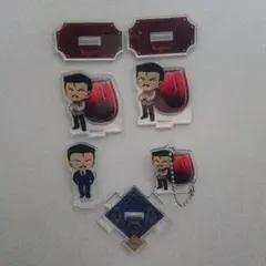 コナンカフェ2025 毛利小五郎 アクリルスタンド ＆キーホルダー4点セット