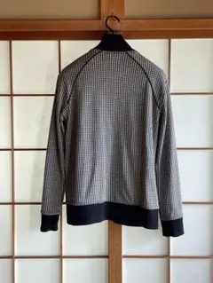 BURBERRY BLACK LABEL 千鳥柄 リバーシブルトラックジャケット