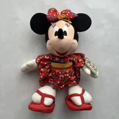 ミニーマウス 和服ぬいぐるみ 約30cm