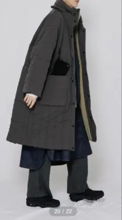 EKAL アーバンリサーチ　ラインキルトインサレーションコート リバーシブル