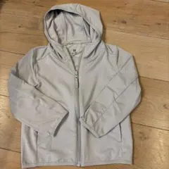 UNIQLO ユニクロ エアリズムUVカットフルジップパーカ 100cm グレー