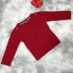 バーバリーブルーレーベル　長袖シャツ　トップス　ウール100％　レディース　38