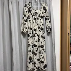 SHEIN 長袖 ワンピース 花柄