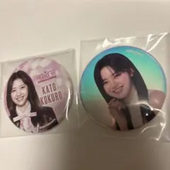 最安値 ME:I 日プ女子 加藤心 缶バッチ 制服