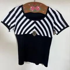 Christian Dior CDロゴ刺繍 半袖Tシャツ Mサイズ 美品