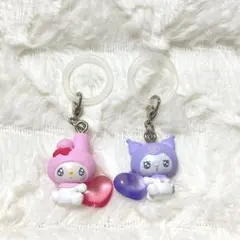 【新品未使用】めじるしアクセサリー サンリオ エモきゅん マイメロ クロミ 2点