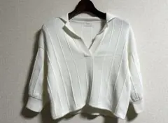 manof マノフ BALLOON CUT TOPS ホワイト - メルカリ