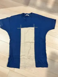 Johnbull ネイビー/ベージュ Tシャツ