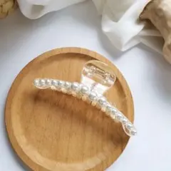 e32 2個セット SNSで大人気☆パール ヘアバンド バレッタ 韓国 634