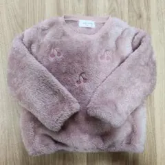 WILL MERY ピンク チェリー刺繍 トップス 110