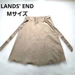 LANDS' END ランズエンド ラップスカート ベージュ 綿100%のサムネイル