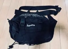 Supreme ブラック ボディバッグ メッシュポケット付き Supreme メッシュポケット付きショルダーバッグ ブラック - メルカリ