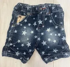 【JUNK STORE】星柄デニムパンツ 80 ショートパンツ アメカジ　短パンのサムネイル
