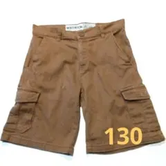 DISTORTION カーゴハーフパンツ 130 半ズボン 海外 シンプル