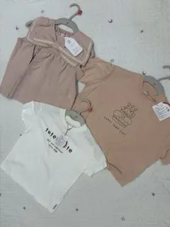 新品　バースデイ　半袖Tシャツ　ノースリーブ　ブラウス　テータテート　ママラク