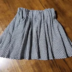 ギンガムチェック プリーツスカート