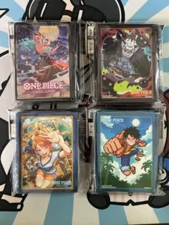 オフィシャルカードスリーブ8 4種セット onepieceカードゲーム