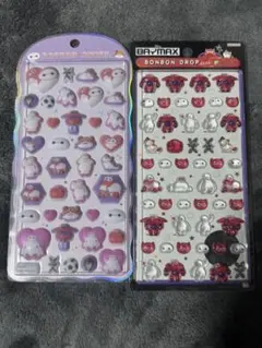 ［正規品］ベイマックス　コットンパフィ　ボンボンドロップシールミニ　2種セット