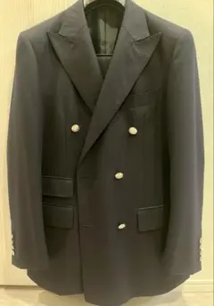 【美品】 AZABU TAILOR ダブルブレストスーツ (本切羽)のサムネイル