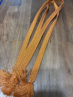 帯締め　オレンジ系
