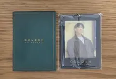 BTS JUNGKOOK ジョングクGOLDEN フォトフォルダーキーリング