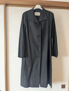 銀座WAKOシルク トレンチコート黒9サイズ