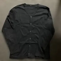 無印良品　Vネック カーディガン L