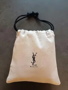 ​【新品未使用】YSL イヴサンローラン ノベルティ 巾着 ポーチ コットンのサムネイル