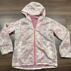 FILA ウィンドブレーカー パーカー 春 花柄　フード付　ナイロン　ジャンパー