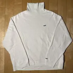 BEAMS HEART The Fox タートルネック スウェット オフホワイト