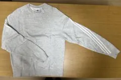 adidas グレー 長袖 トレーナー