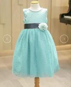 ドレスコ エメラルドブルージュエリードレス 120